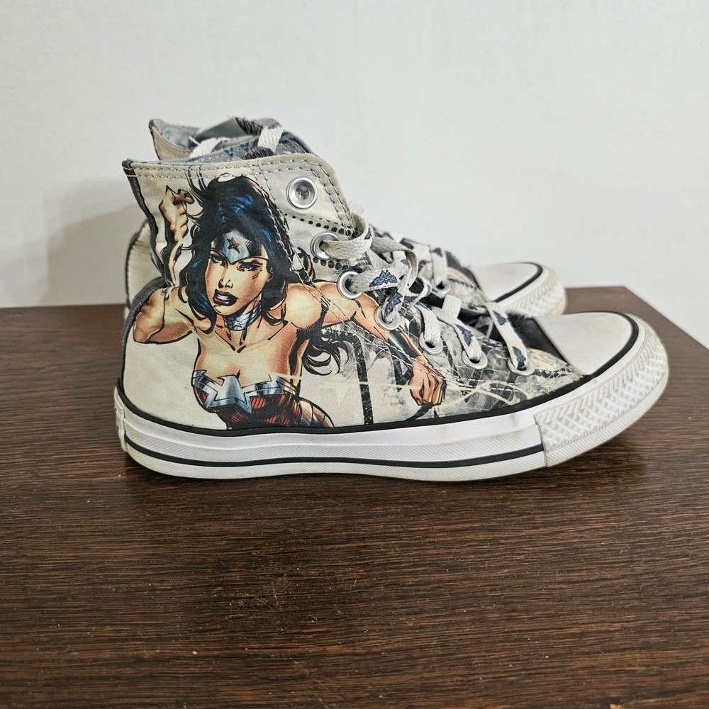 Converse Chuck Taylor Wonder Woman High Top Sneakers 156986C Mens 4 Women 6